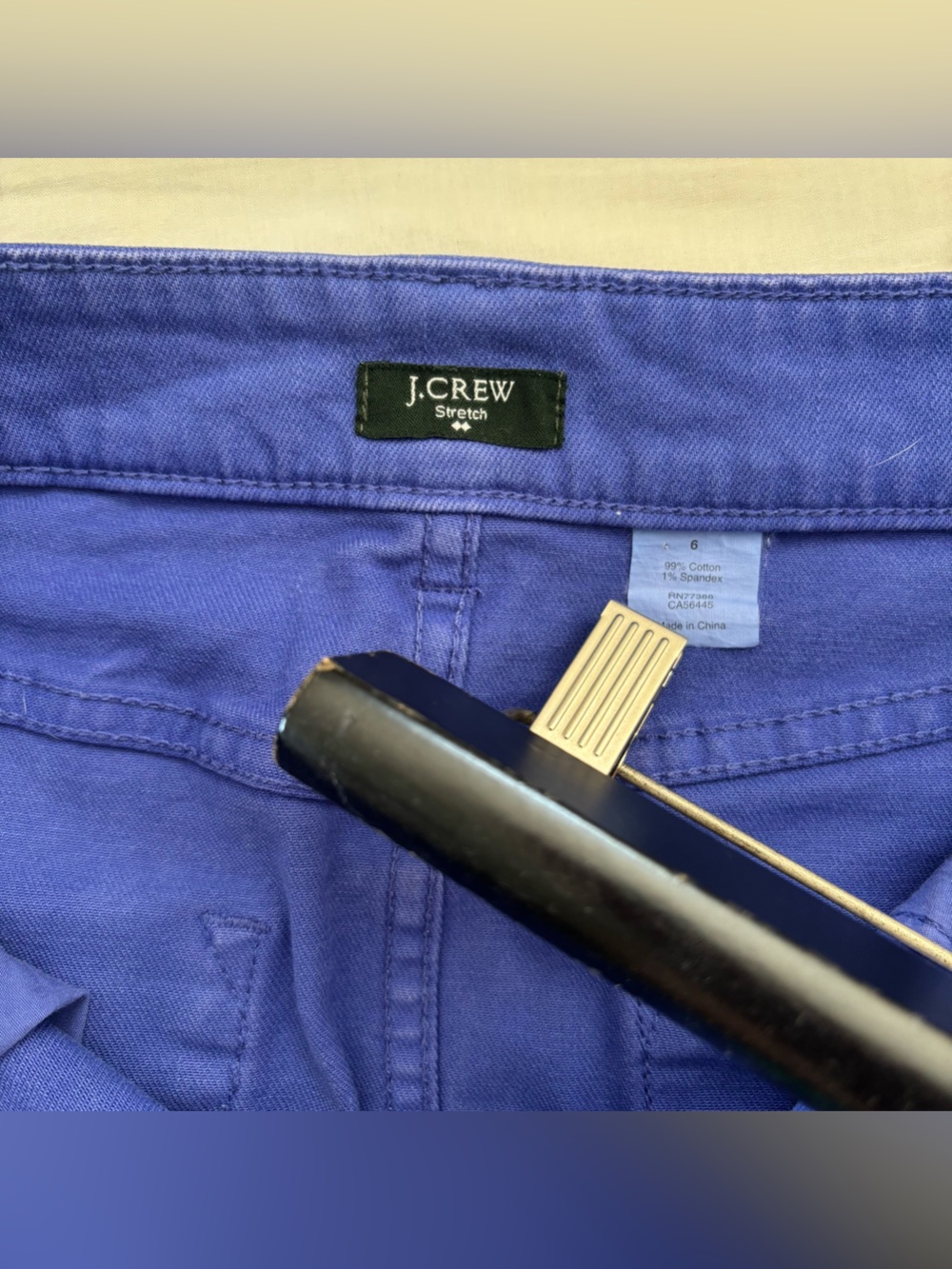 J.Crew bright blue denim mini-skirt - Picture 5 of 9